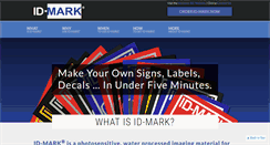 Desktop Screenshot of id-mark.com